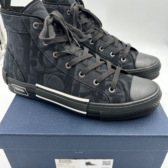 Men’s Dior B 23 high top sneakers size 45 made in Italy - Picture 1 of 12